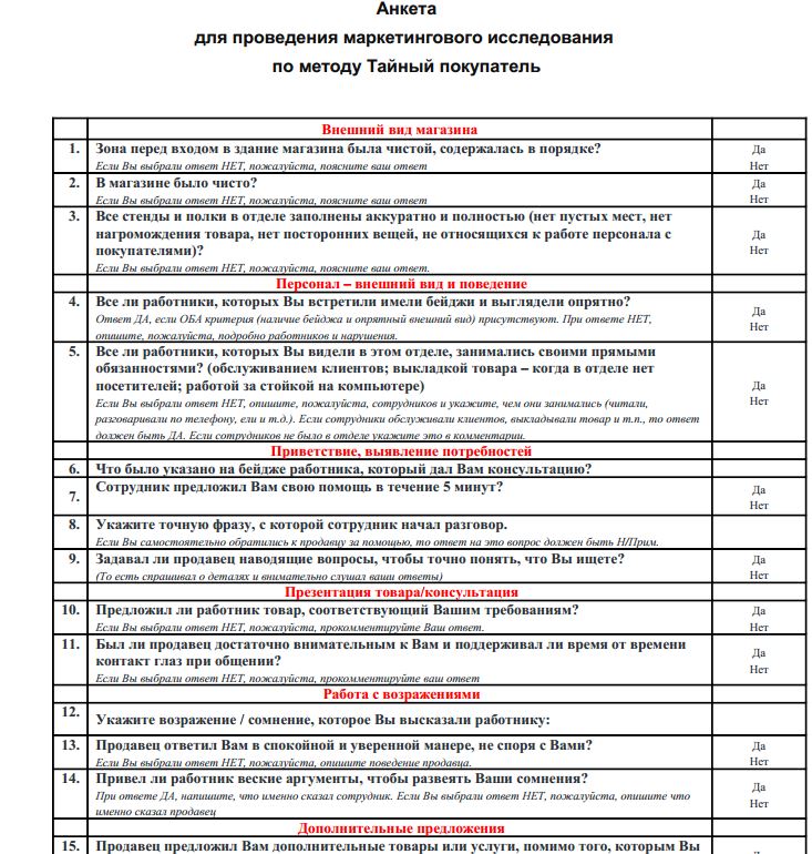 Как проверить бизнес-идею — чек-лист. Анкетирование будущих клиентов