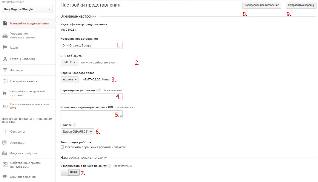 Как настраивать представления в Google ***ytics — подробное руководство