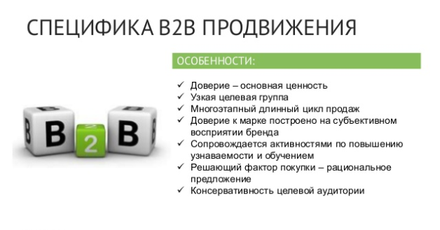 Особенности продвижения проектов B2B и B2C