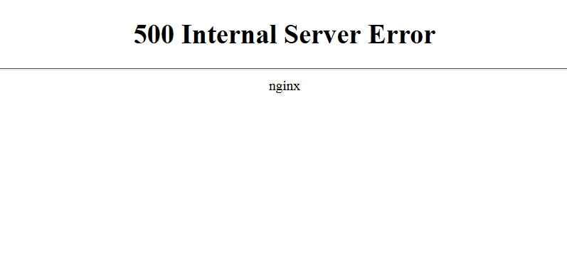 Что такое 500 Internal Server Error